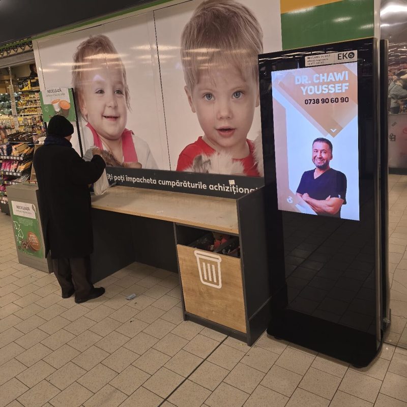 Reteaua Digitala DOOH Indoor - KAUFLAND | B-dul 1 Decembrie 1918 nr. 21 – Constanța