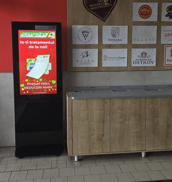 Reteaua Digitala DOOH Indoor - KAUFLAND | B-dul Aurel Vlaicu nr. 36 – Constanța